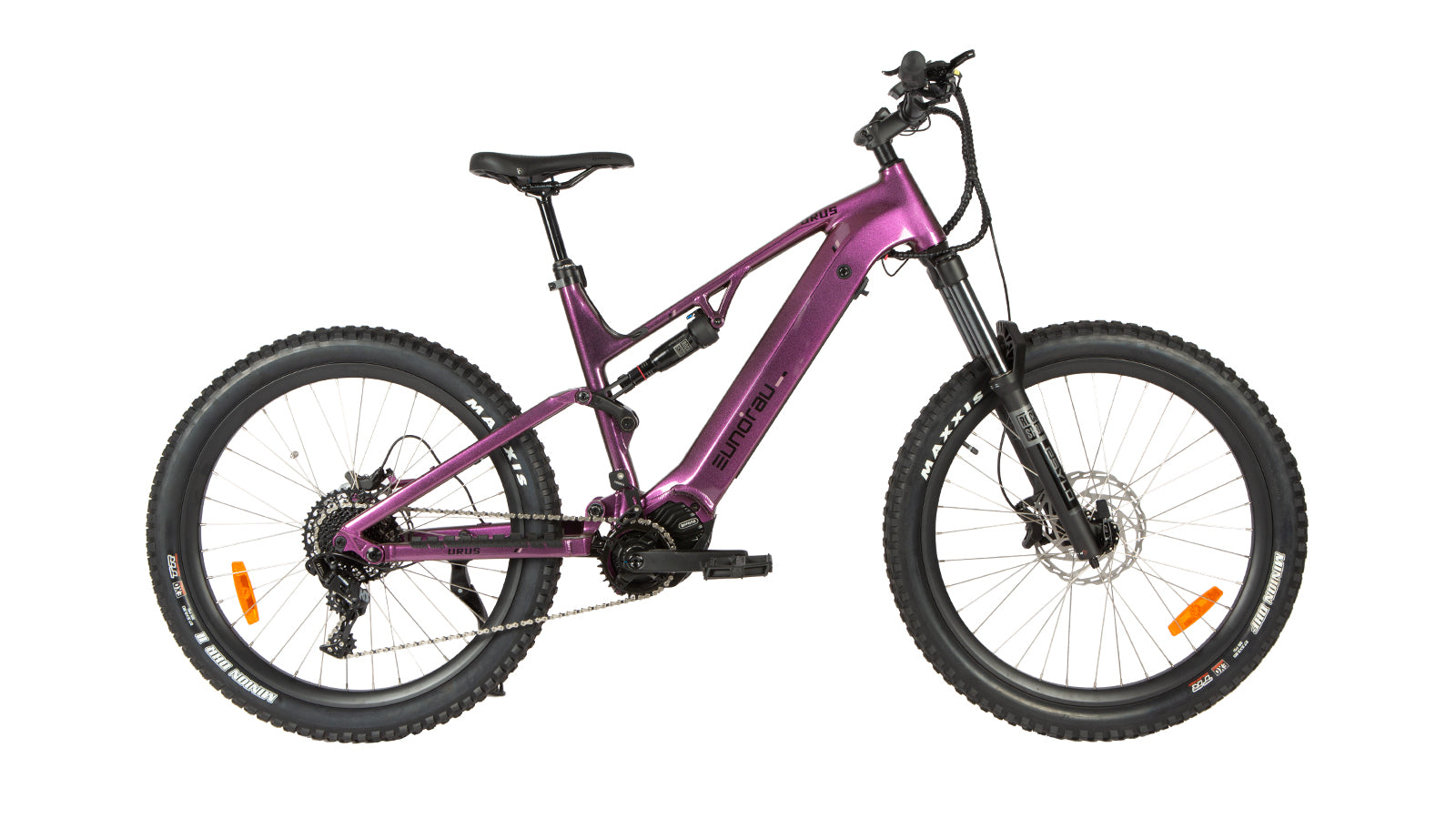 e mtb fully 500 watt URUS Full Suspension Electric Mountain Ebike 500W Motor