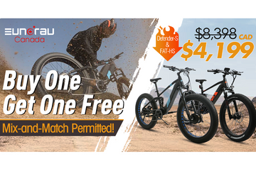 Eunorau DEFENDER-S & FAT-HS: Buy One, Get One Free Off-Road Ebikes