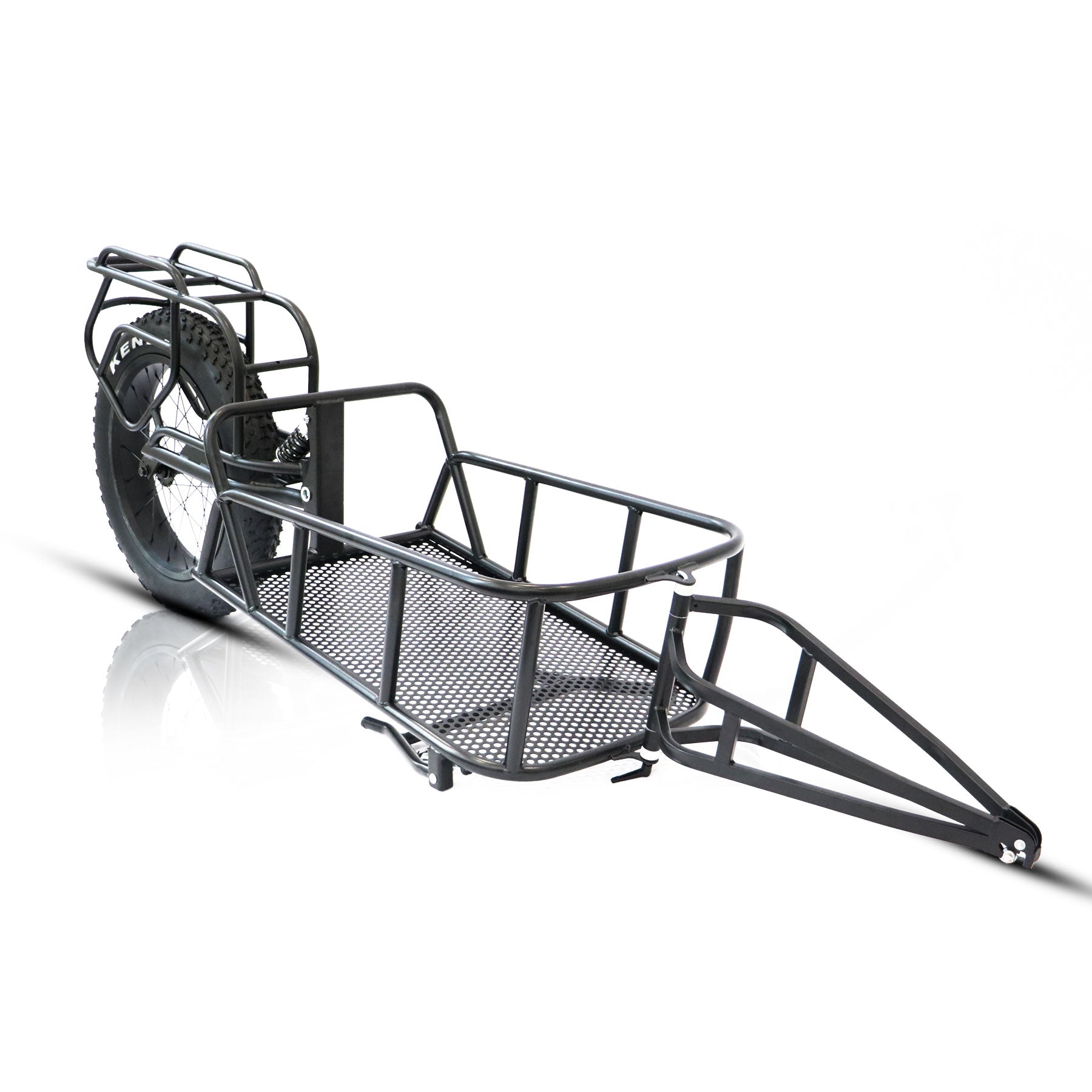 EUNORAU Single track Fat Tire Cargo Bike Trailer For Hunting - 1 Wheel